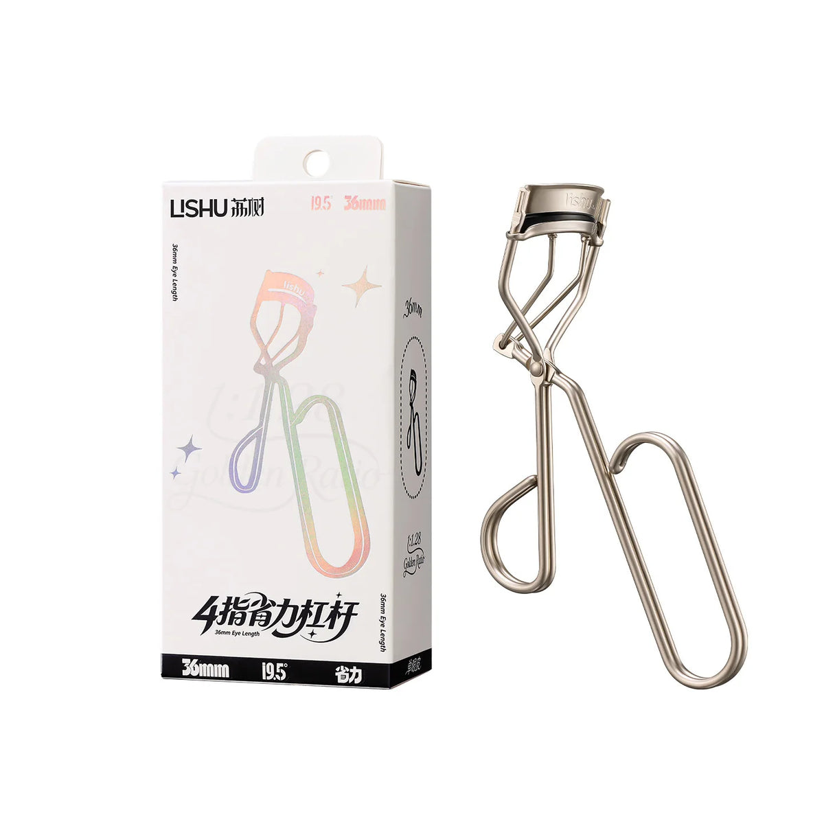LISHU Wide Angle Eyelash Curler Non-Pinch Eye Lash Curler Long Lasting Styling Curl Makeup Tool Beginner-Friendly & Battery-Free