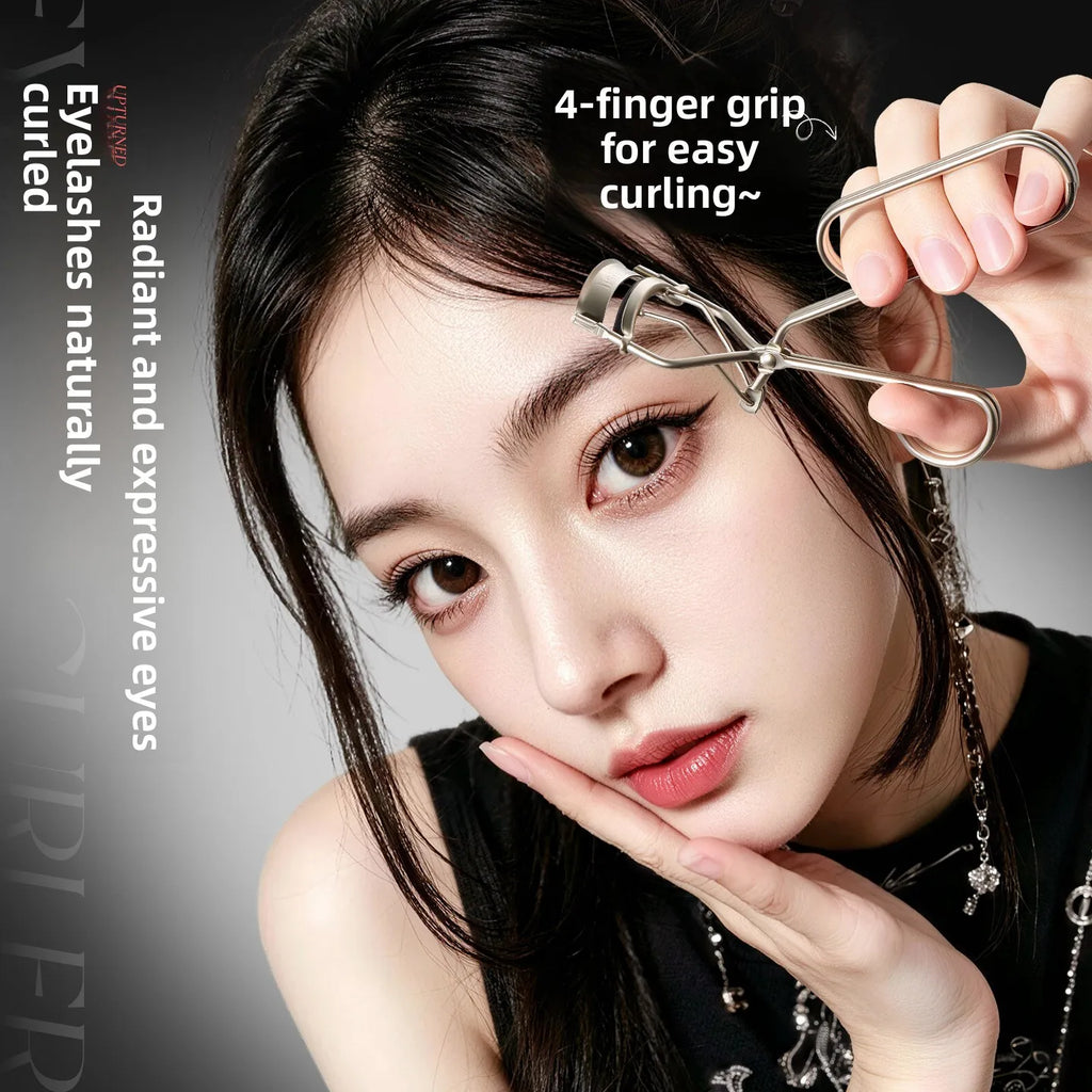 LISHU Wide Angle Eyelash Curler Non-Pinch Eye Lash Curler Long Lasting Styling Curl Makeup Tool Beginner-Friendly & Battery-Free