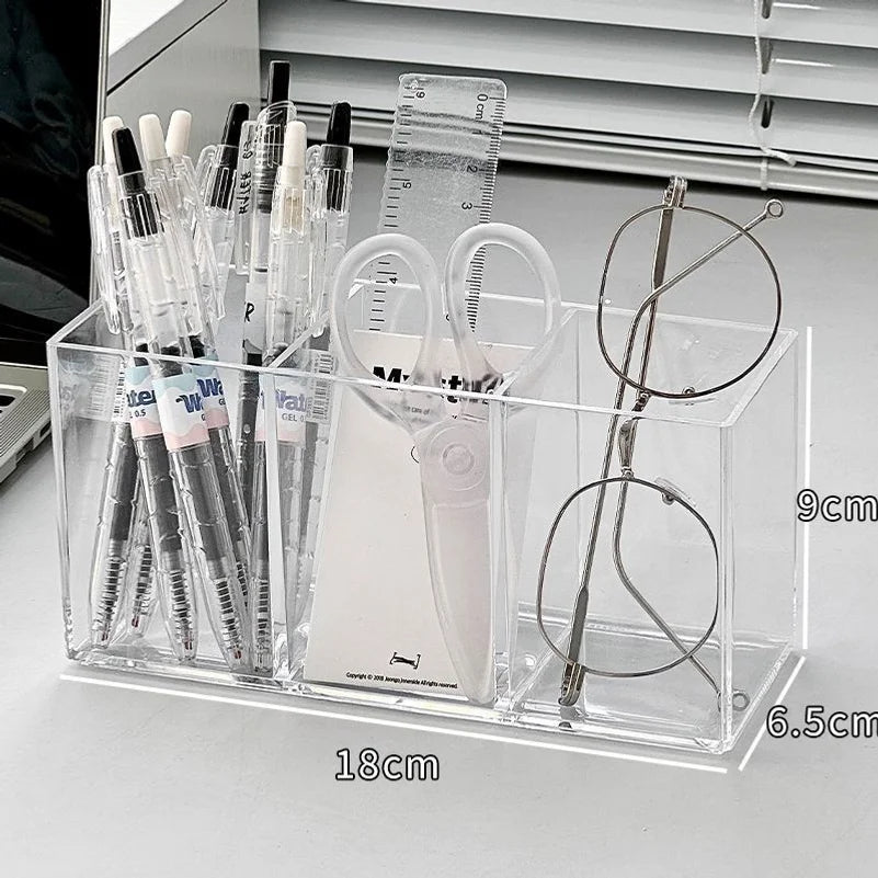 Transparent lipstick Cosmetic Makeup Acrylic Makeup Brush Tool Storage Box Case Make-up Brush Holder Table Organizer Makeup Tool