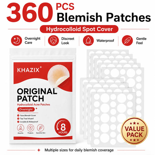 360/36pcs Count Invisible Hydrocolloid Pimple Patches, Clear Acne Spot Covers for Blemishes and Pimple Marks