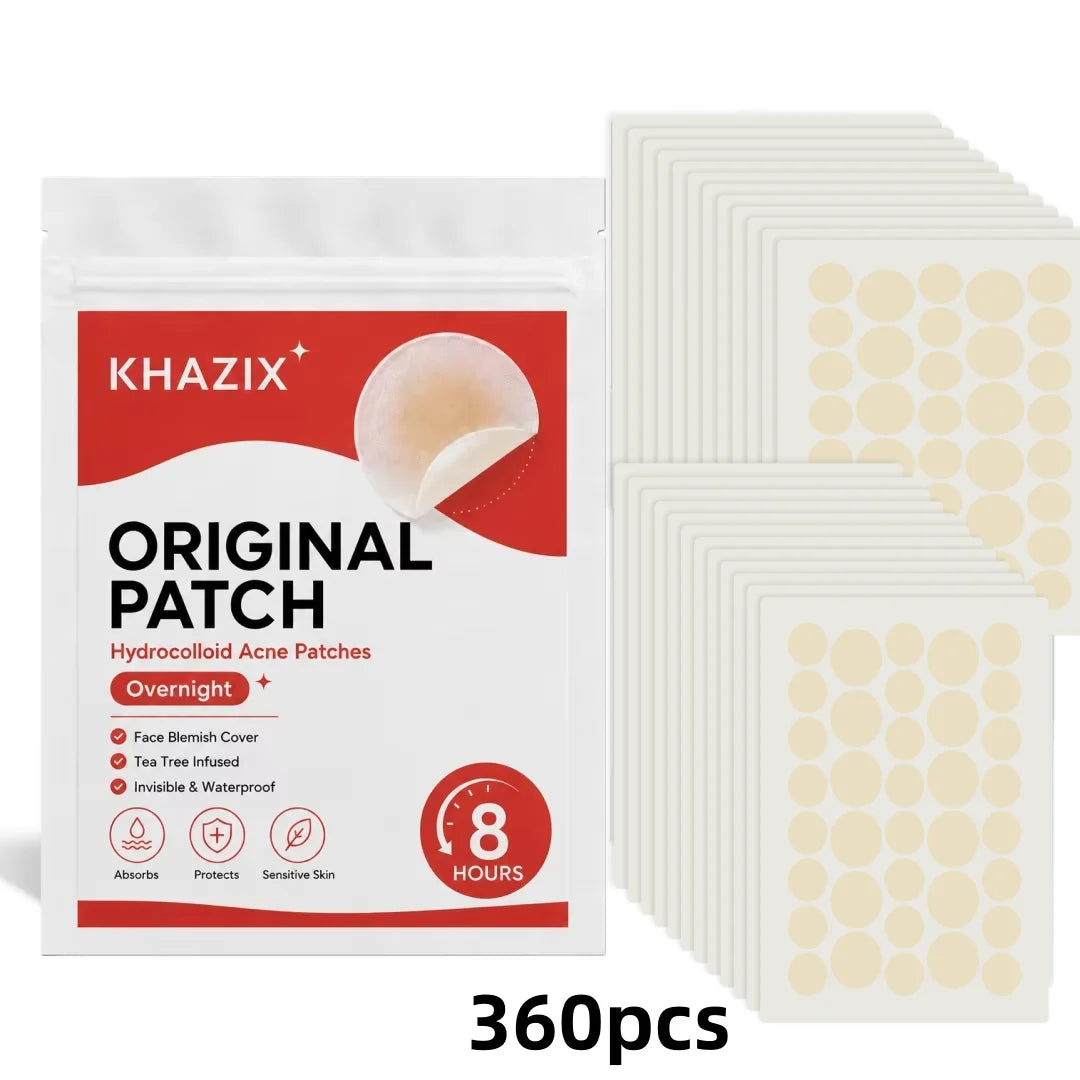 360/36pcs Count Invisible Hydrocolloid Pimple Patches, Clear Acne Spot Covers for Blemishes and Pimple Marks