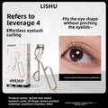 LISHU Wide Angle Eyelash Curler Non-Pinch Eye Lash Curler Long Lasting Styling Curl Makeup Tool Beginner-Friendly & Battery-Free