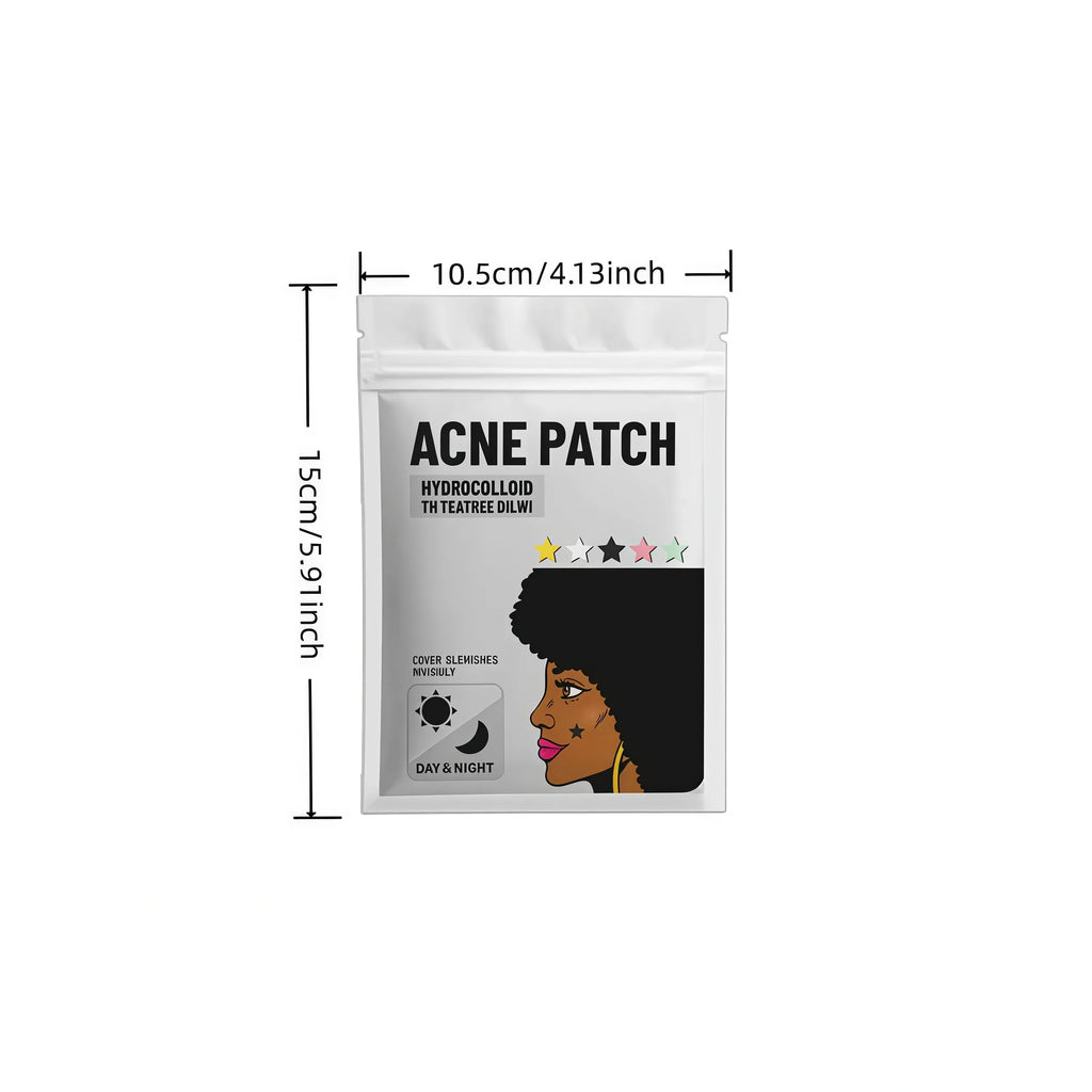 320/1600/1920pcs Colorful Star Hydrocolloid Pimple Patches, Multi Size Invisible Face Dot Stickers